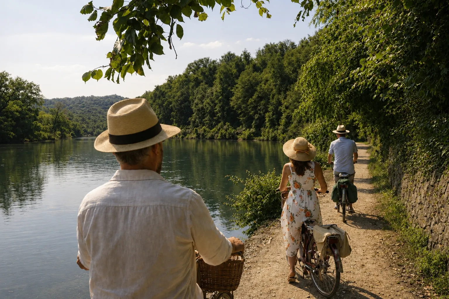 Passeggiata lungo il fiume Adda